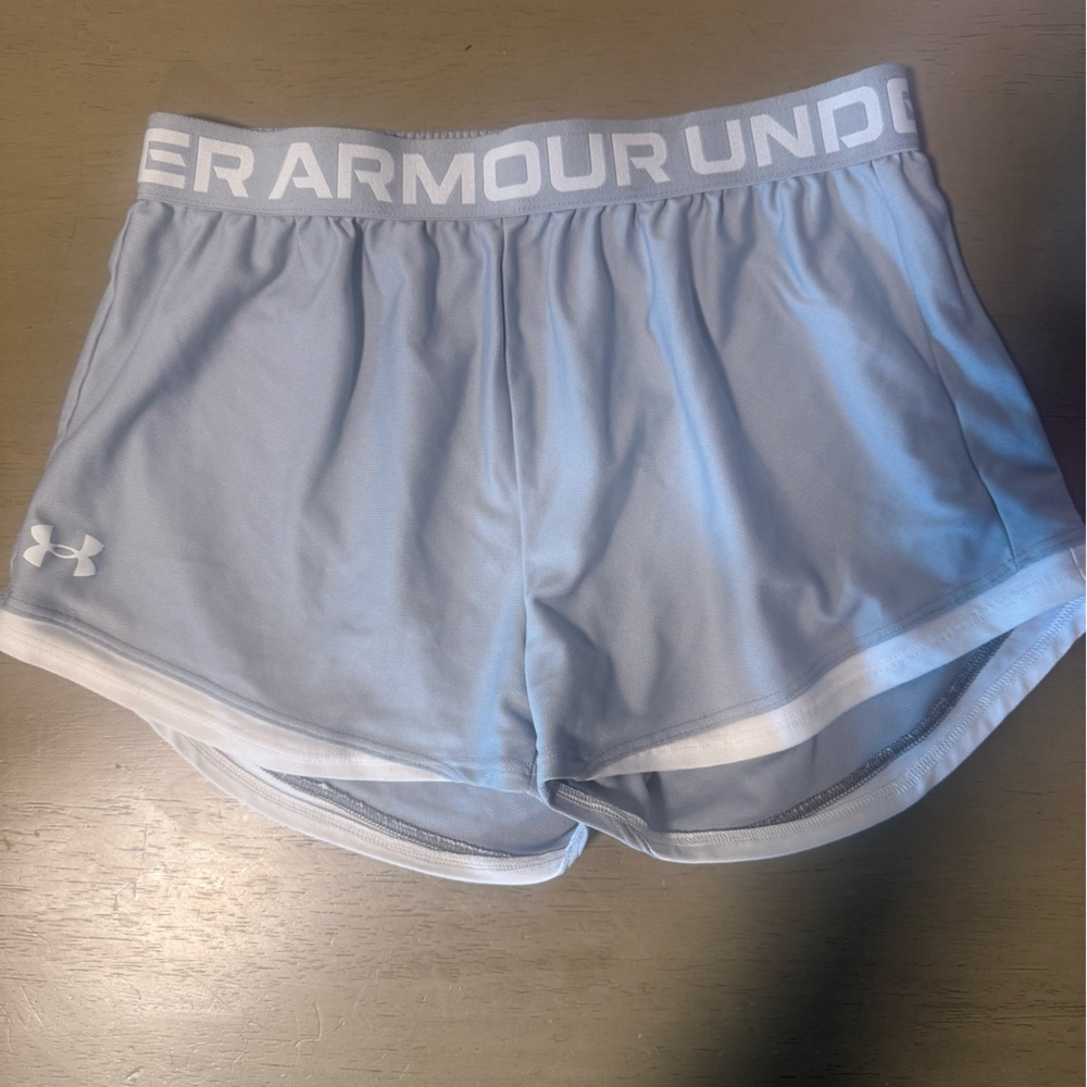 Under Armour Gray Athletic Shorts Girls